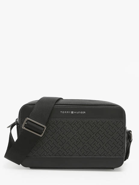 Sac Bandoulière Tommy hilfiger Noir monogram AM12701