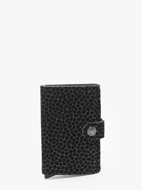 Porte-cartes Cuir Secrid Noir giraffina MGI