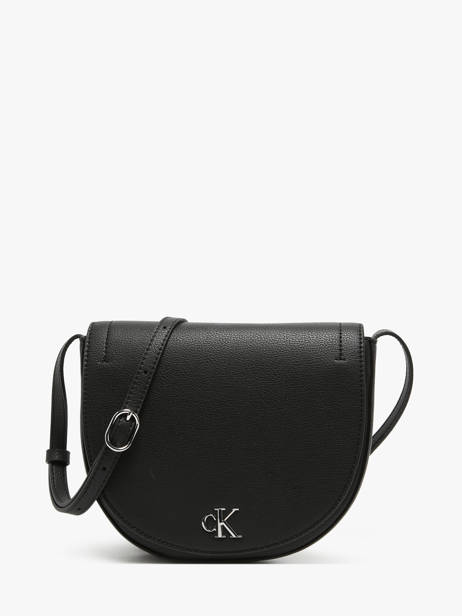 Sac Bandoulière Minimal Mono Polyester Recyclé Calvin klein jeans Noir minimal mono K612718