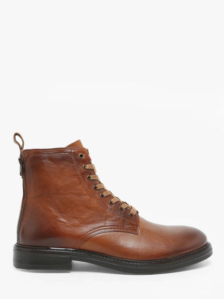 Bottines Wring En Cuir No brand Marron men 147341