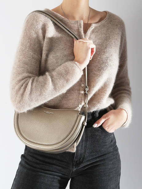 Sac Bandoulière Grained Miniprix Gris grained H8525 vue secondaire 1
