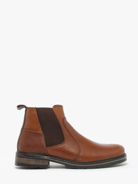 Boots Elster En Cuir Redskins Marron men ELSTER vue secondaire 1
