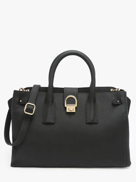 Sac Porté Main M Equestre Cuir Etrier Noir equestre EEQT142M