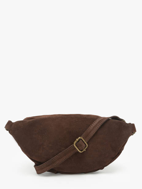 Sac Banane Milano Marron velvet VE24119 vue secondaire 4