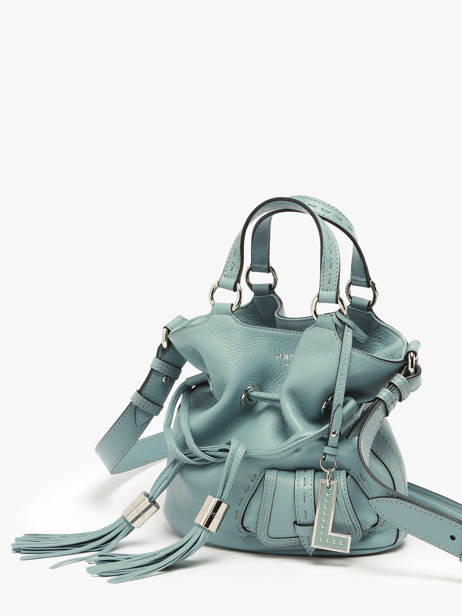 Sac Seau S Premier Flirt Cuir Lancel Bleu premier flirt A10109 vue secondaire 3