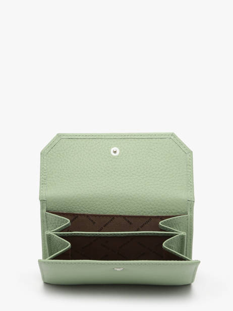 Leather Original N Wallet 2 Compartments Nathan baume Green original n 413N other view 2
