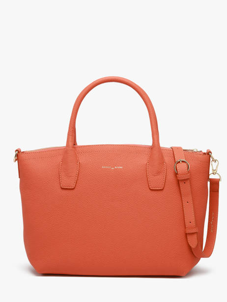 Sac à Main Tiny Cuir Nathan baume Orange victoria 88 vue secondaire 4