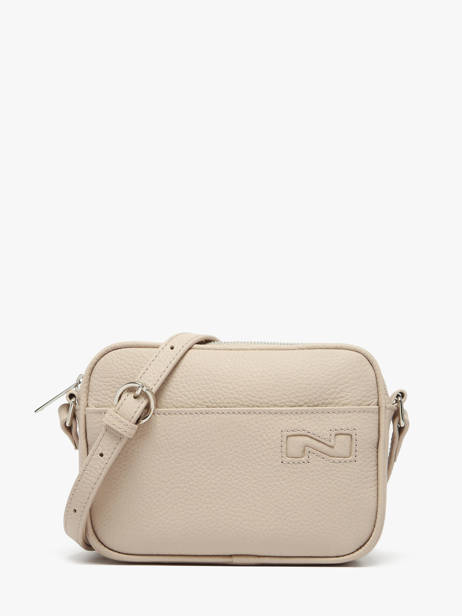 Sac Bandoulière N City Ghent Cuir Nathan baume Beige n city 6