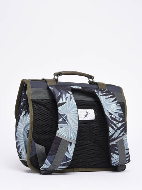 Cartable 2 Compartiments Cameleon Gris vintage urban PBVBCA35 vue secondaire 5