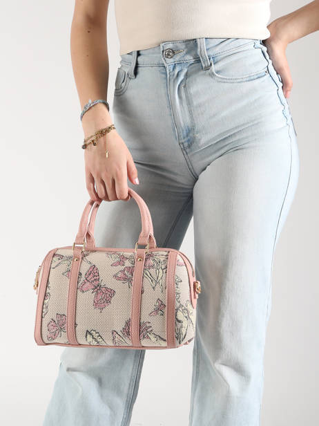 Sac Porté Main Butterfly Coton Miniprix Rose butterfly 32871 vue secondaire 1