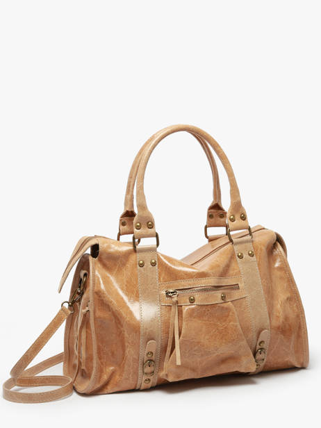 Sac Porté épaule Elefante Cuir Milano Beige elefante EF24095 vue secondaire 2