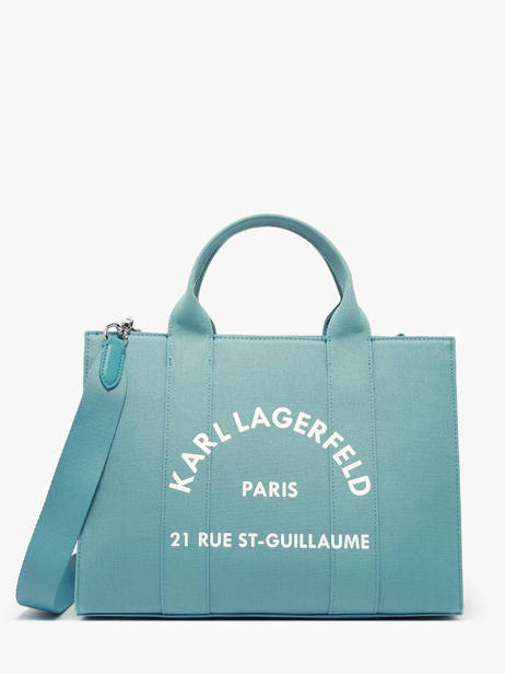 Sac Porté Main Rsg Coton Karl lagerfeld Bleu rsg A1W50010