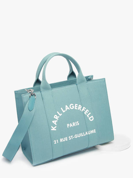 Sac Porté Main Rsg Coton Karl lagerfeld Bleu rsg A1W50010 vue secondaire 2