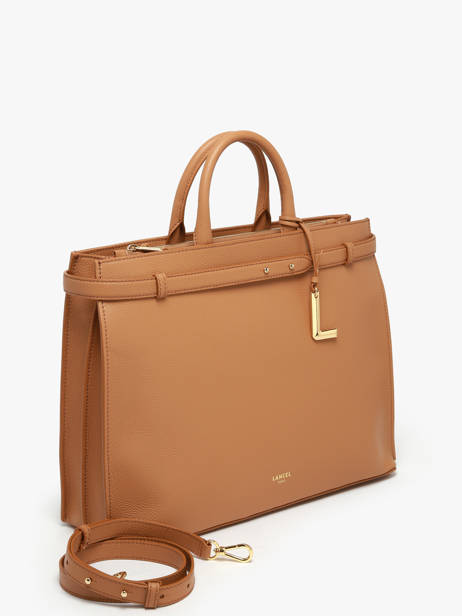 Shopping Bag Faubourg Leather Lancel Brown faubourg A13792 other view 2