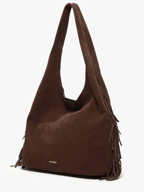 Shoulder Bag L Country Leather Etrier Brown country ECOU154L other view 2