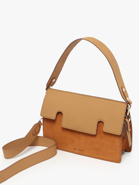 Sac Porté épaule La Suite Cuir Paul marius Orange la suite GABRISUI vue secondaire 3