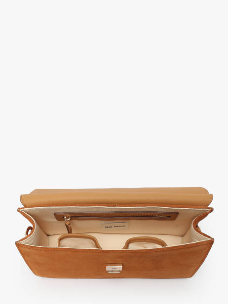Sac Porté épaule La Suite Cuir Paul marius Orange la suite GABRISUI vue secondaire 4