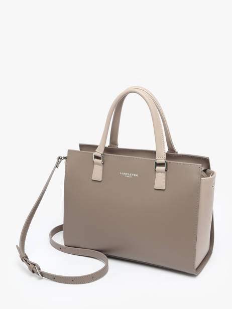 Sac Trapèze Smooth Cuir Lancaster Gris smooth 4 vue secondaire 2
