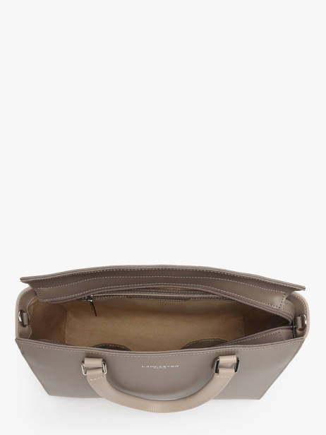 Sac Trapèze Smooth Cuir Lancaster Gris smooth 4 vue secondaire 3