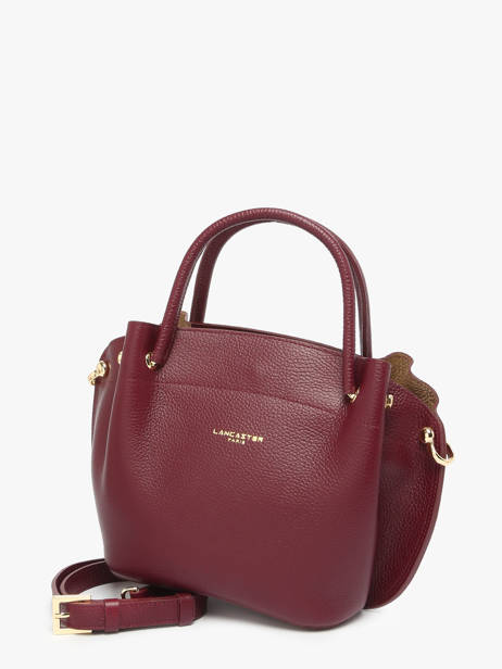 Leather Foulonné Double Satchel Lancaster Red foulonne double 18 other view 1