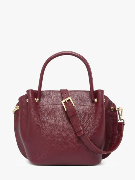 Leather Foulonné Double Satchel Lancaster Red foulonne double 18 other view 3
