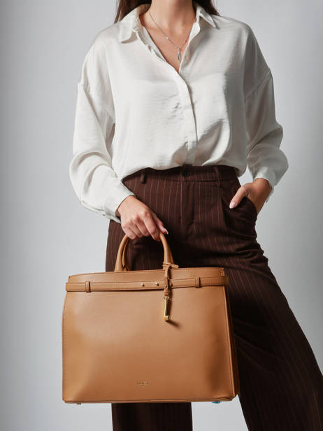 Shopping Bag Faubourg Leather Lancel Brown faubourg A13792 other view 1