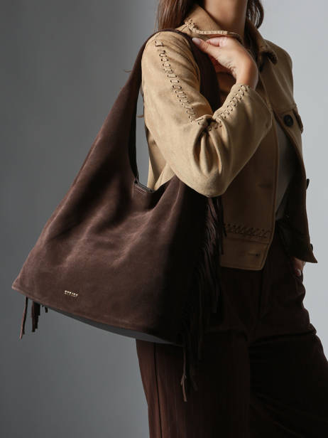 Shoulder Bag L Country Leather Etrier Brown country ECOU154L other view 1