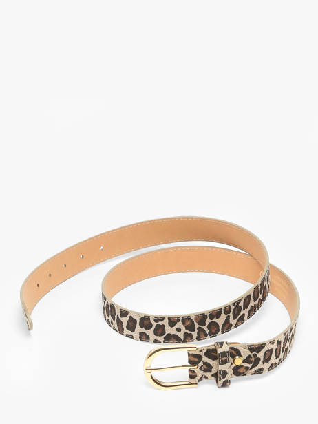 Ceinture Réglable Cuir Milano Multicolore velvet leopardo VL25067 vue secondaire 2