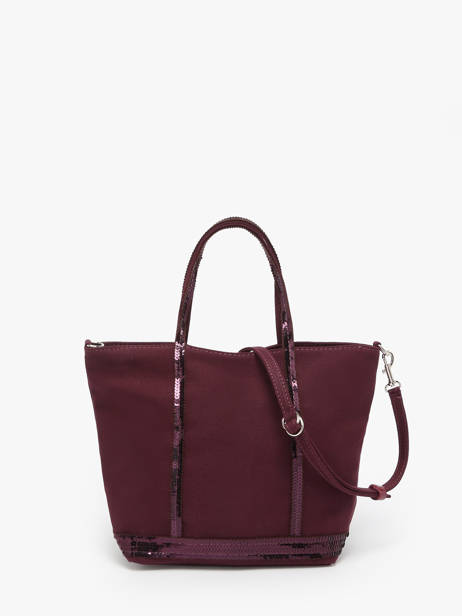 Petit Cabas Zippé Paillettes Vanessa bruno Rouge cabas 1V40435 vue secondaire 3