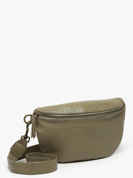 Sac Banane Cow Cuir Basilic pepper Vert cow BCOW54 vue secondaire 1