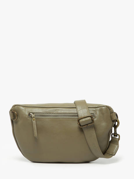 Sac Banane Cow Cuir Basilic pepper Vert cow BCOW54 vue secondaire 3