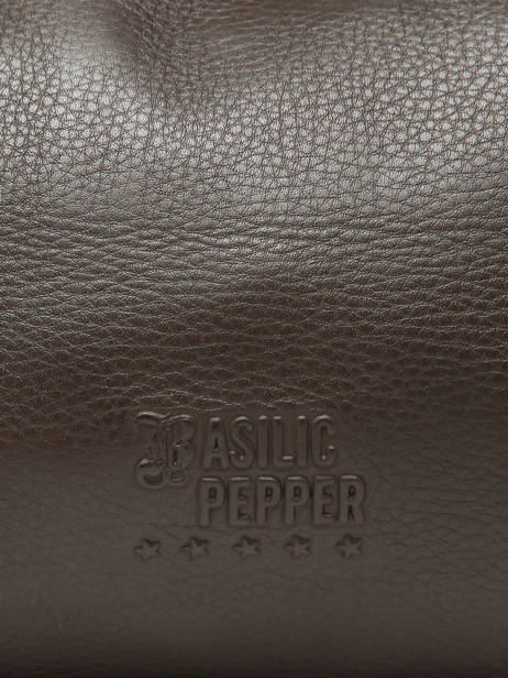 Sac Banane Cow Cuir Basilic pepper Marron cow BCOW55 vue secondaire 4
