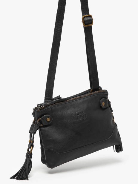Shoulder Bag Cow Leather Basilic pepper Black cow BCOW82 other view 1