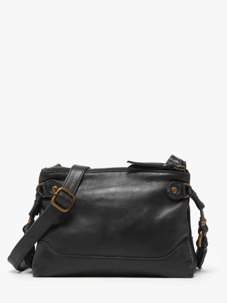 Shoulder Bag Cow Leather Basilic pepper Black cow BCOW82 other view 3