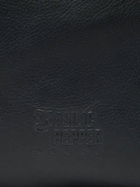 Shoulder Bag Cow Leather Basilic pepper Black cow BCOW82 other view 4