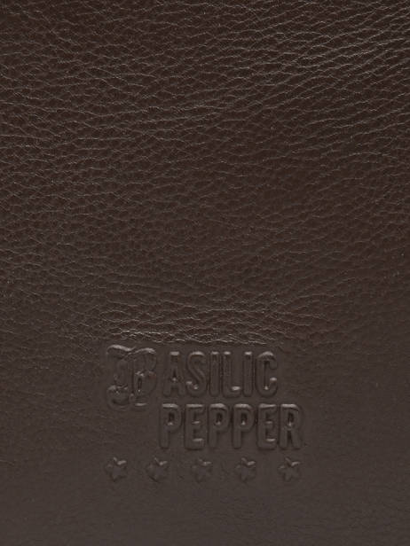 Portefeuille Cow Cuir Basilic pepper Marron cow BCOW96 vue secondaire 4