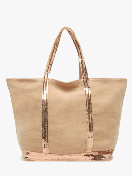 Le Cabas L Lin Et Paillettes Vanessa bruno Beige cabas lin 31V40315
