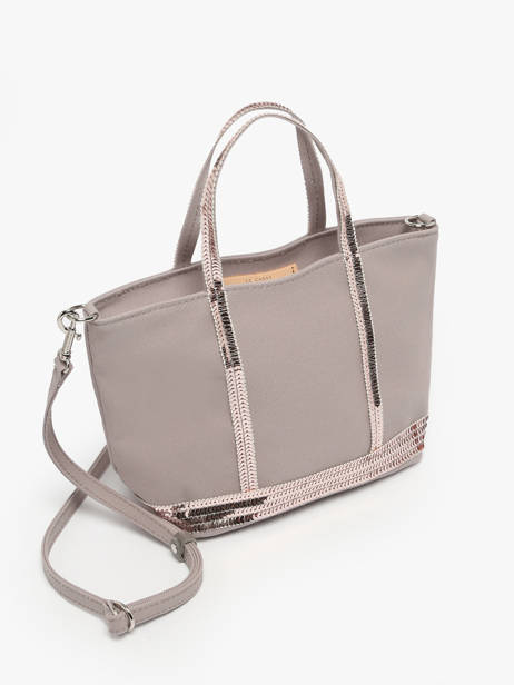 Sac Bandoulière Baby Cabas Paillettes Vanessa bruno Gris cabas 1V40410 vue secondaire 1