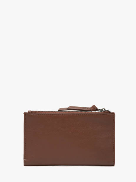 Portefeuille Cuir Biba Marron wallet VAW3L vue secondaire 2
