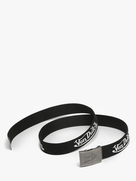 Ceinture Ajustable Nylon Von dutch Noir belt NYLON vue secondaire 3