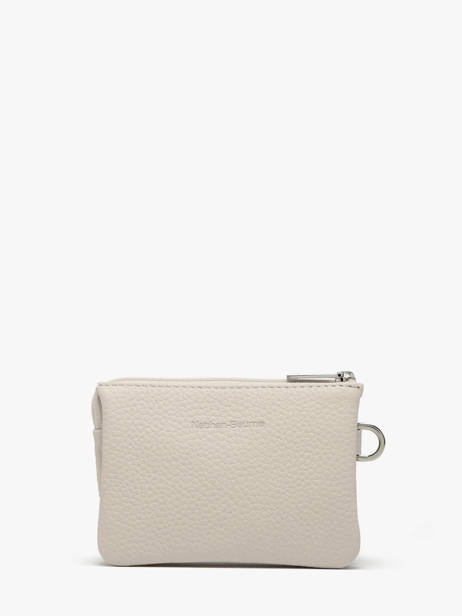 Porte-monnaie 2 Compartiments Cuir Nathan baume Beige original n 302N vue secondaire 2