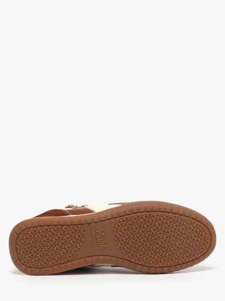 Sneakers En Cuir Mam'zelle Marron women CSGLO31 vue secondaire 5