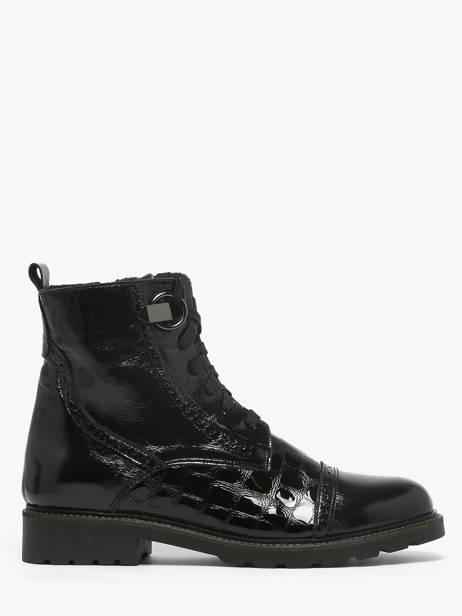 Bottines En Cuir Myma Noir women 8607