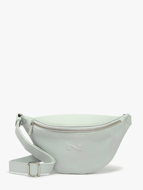 Sac Banane Small Derby Cuir Nathan baume Bleu n city 25