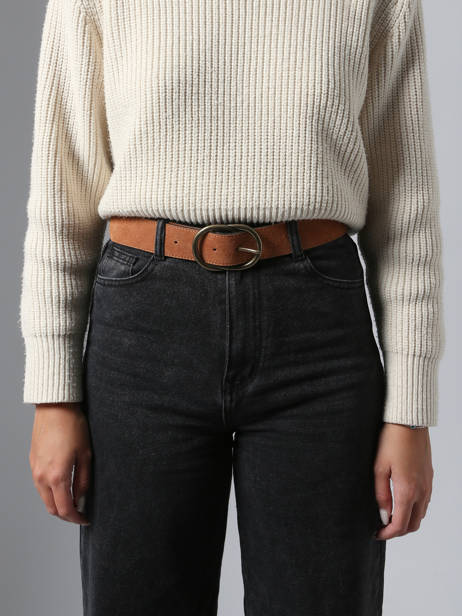 Ceinture Pieces Marron laura 17112619 vue secondaire 1