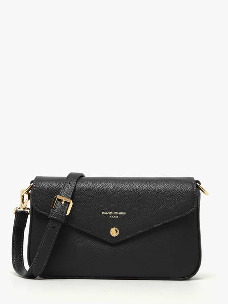 Sac Bandoulière Saffiano David jones Noir saffiano 5
