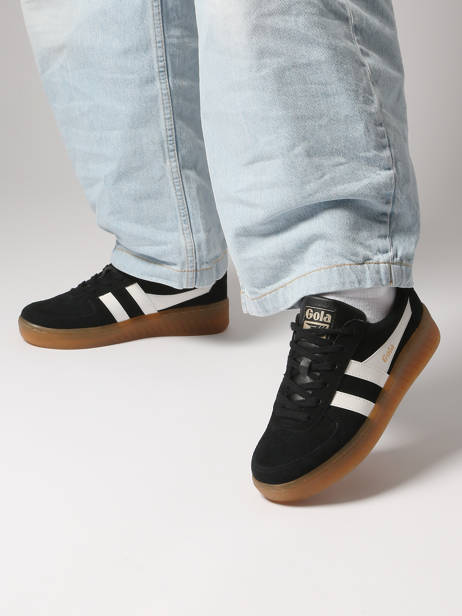 Sneakers Grandslam En Cuir Gola Noir women CLA589 vue secondaire 1