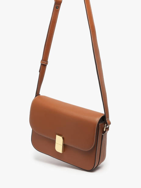 Sac Bandoulière M Alice Cuir Nat et nin Beige vintage M vue secondaire 2