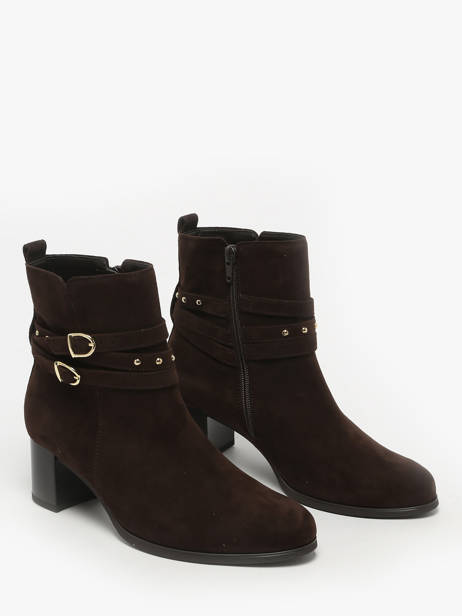 Bottines à Talon En Cuir Gabor Marron women 18 vue secondaire 1