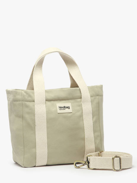 Sac Porté Main Louise Coton Hindbag Vert best seller LOUISE vue secondaire 2